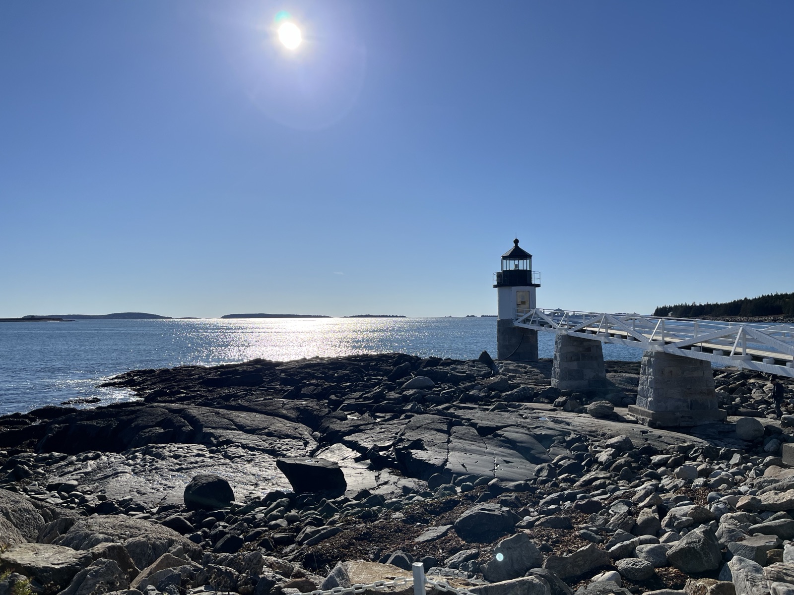Marshall Point Lighthouse in Port Clyde, Maine, the lighthouse from the Forrest Gump running scene